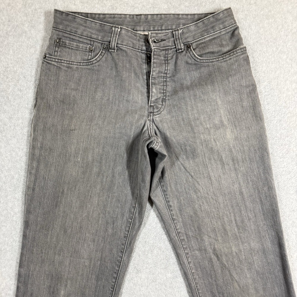 Patagonia Organic Cotton Jeans Mens 33x32 Gray Straight Leg Stretch Denim READ - Picture 2 of 16